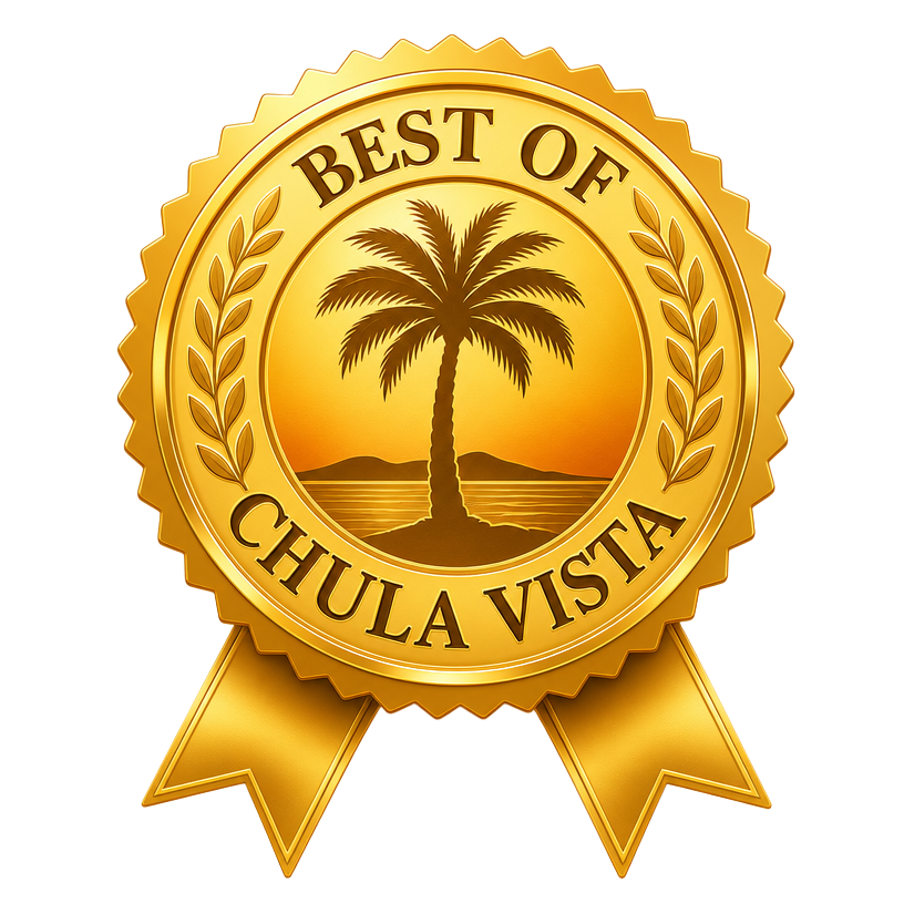 Best of Chula Vista gold award badge